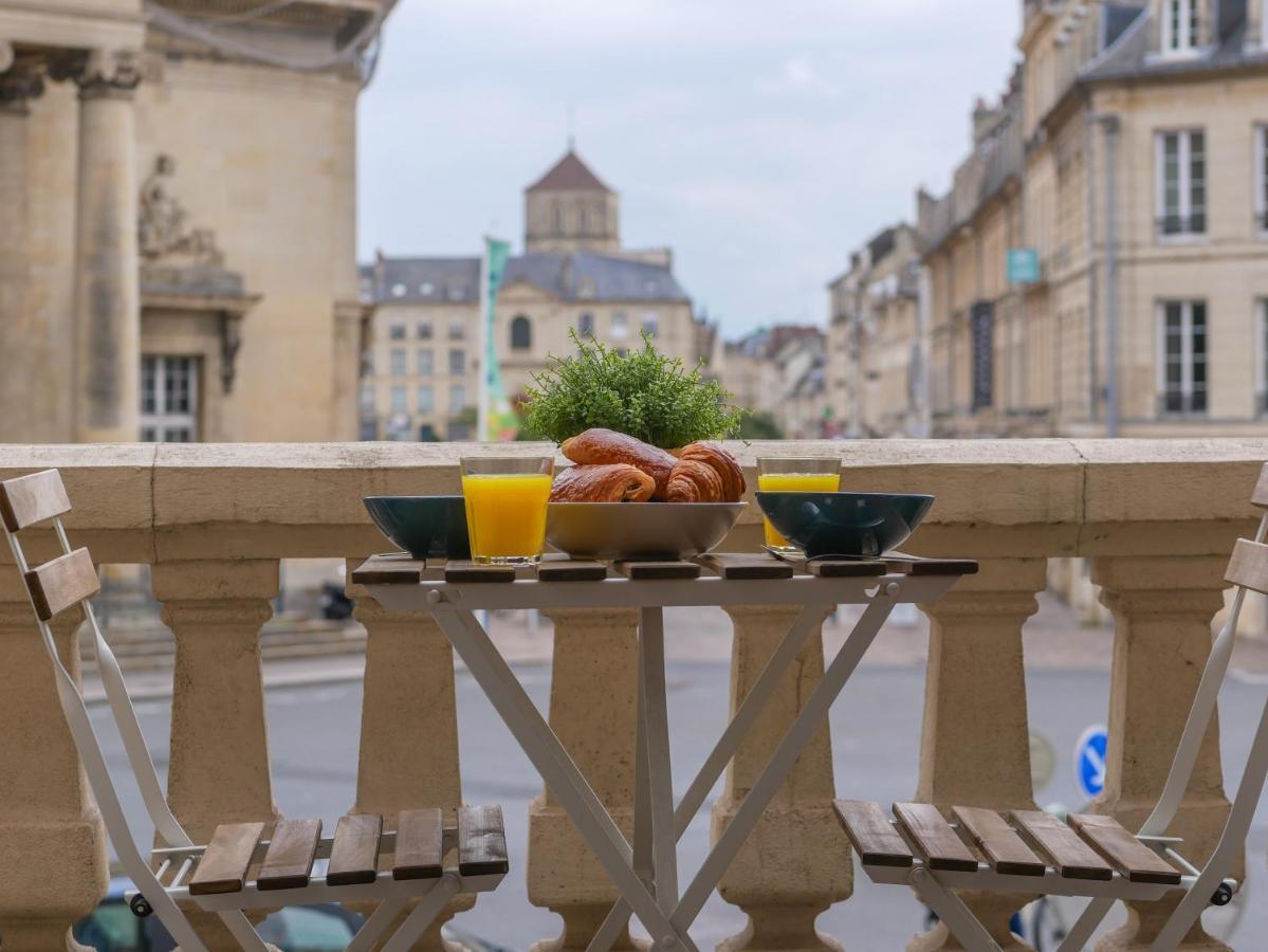 Studio Renove Avec Terrasse Et Vue Unique ! Caen Exterior photo