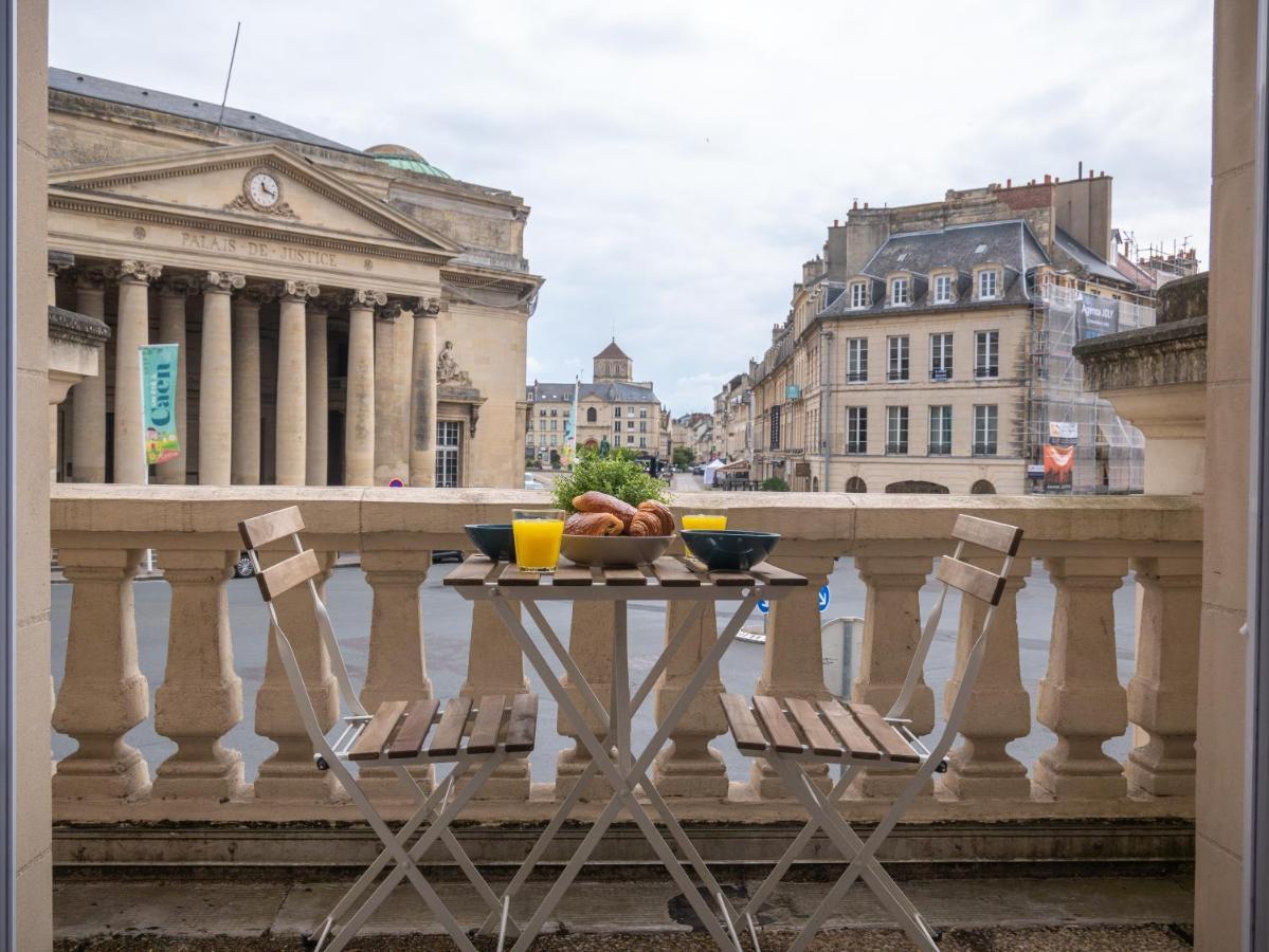 Studio Renove Avec Terrasse Et Vue Unique ! Caen Exterior photo